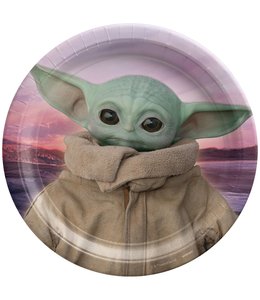 Amscan Inc. The Mandalorian - The Child 9" Round Plate