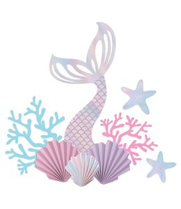 Amscan Inc. Shimmering Mermaids Wall Decorating Kit