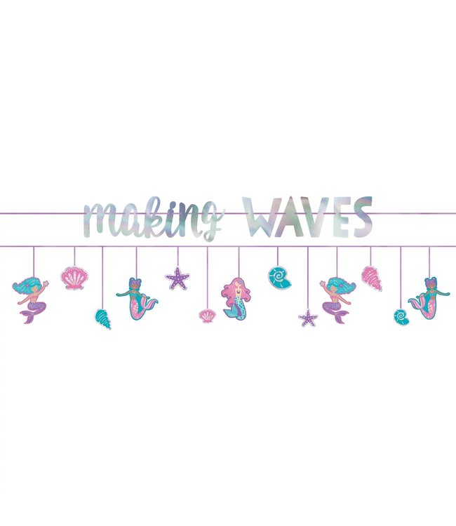 Amscan Inc. Shimmering Mermaids Double Banner Kit