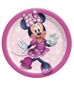 Amscan Inc. Minnie Mouse Forever 7 Inch Round Plates 8/pk