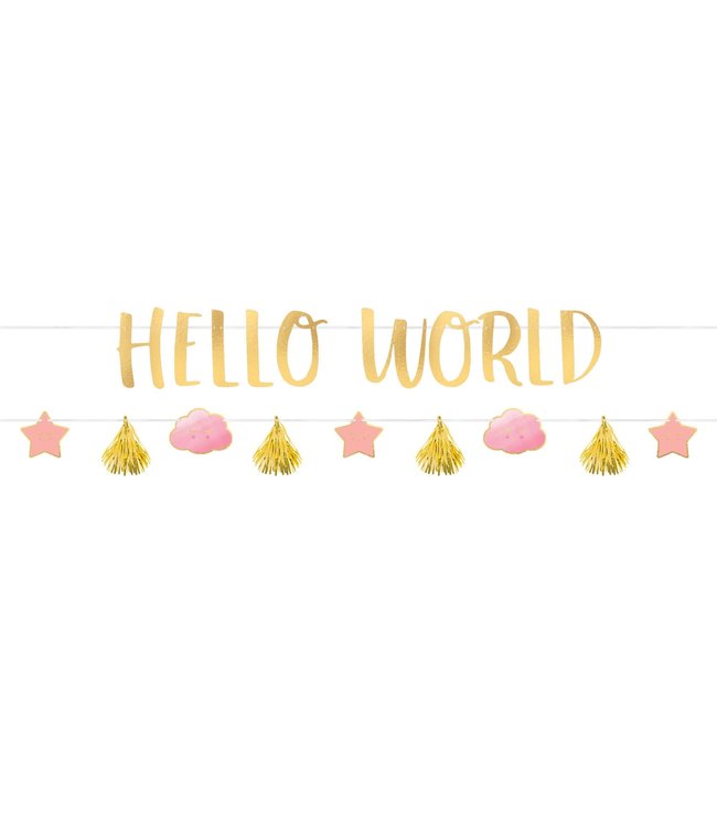 Amscan Inc. Oh Baby Girl Letter Banner Kit 2/pk