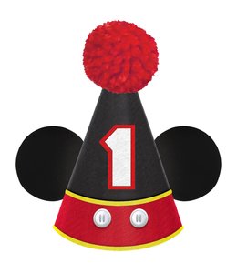 Amscan Inc. Mickey Mouse Deluxe 1st Birthday Cone Hat