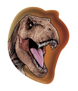 Amscan Inc. Jurassic World Into the Wild Shaped Plates, 7 Inch 8/pk