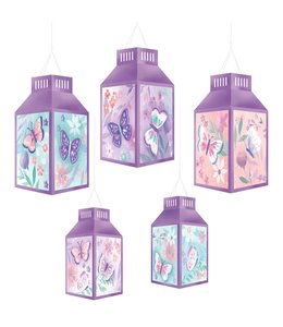 Amscan Inc. Flutter Hot Stamped Paper Lanterns