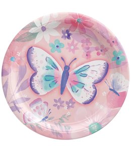 Amscan Inc. Flutter 7 Inch Round Plates 8/pk