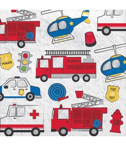 Amscan Inc. First Responders Luncheon Napkins