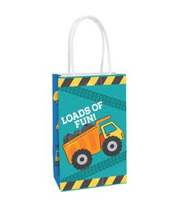 Amscan Inc. Construction Printed Paper Kraft Bag