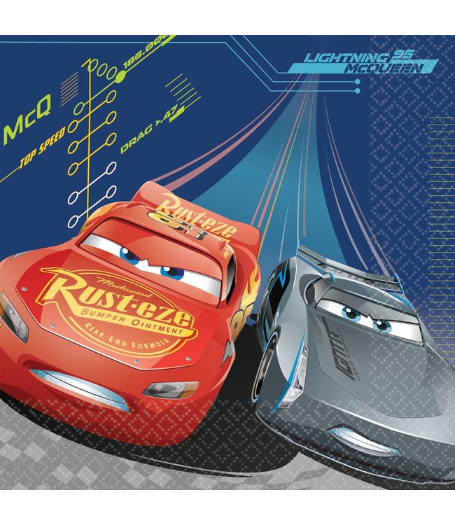 Amscan Inc. DISNEY CARS 3 Luncheon Napkins 16/pk
