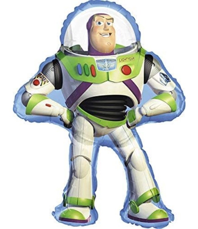 35 Inch Buzz Lightyear Full Body Mylar Balloon-PKG