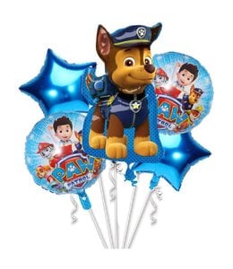 Balloon Bouquet-Paw Patrol Marshal Shape