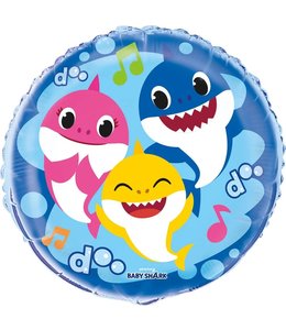 18  Inch Baby Shark Mylar balloon-PKG