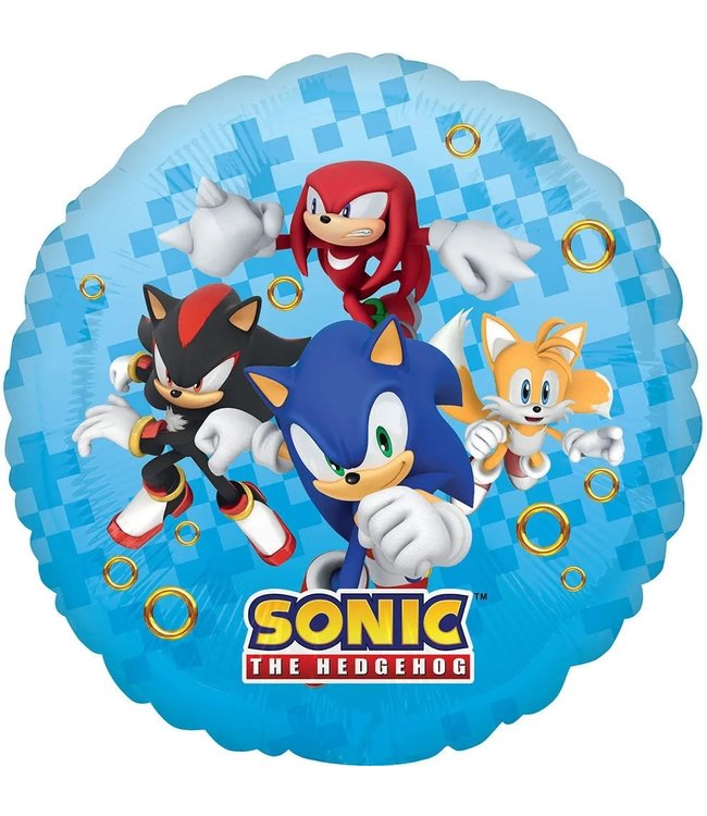 17 Inch Sonic The Hedgehog 2 Foil Balloon-PKG