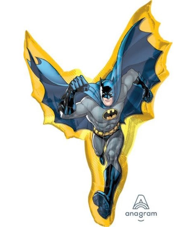 Anagram 39 Inch Batman Action Super Shape Foil Balloon-PKG