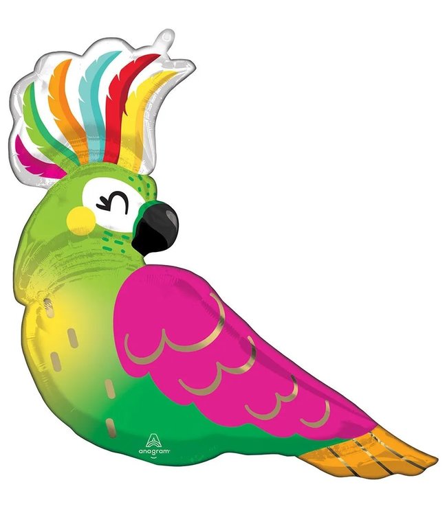 Anagram 31" TROPICAL PARROT SHP - PKG