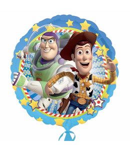 Anagram 17 Inch Woody And Buzz Round Mylar Balloon- PKG