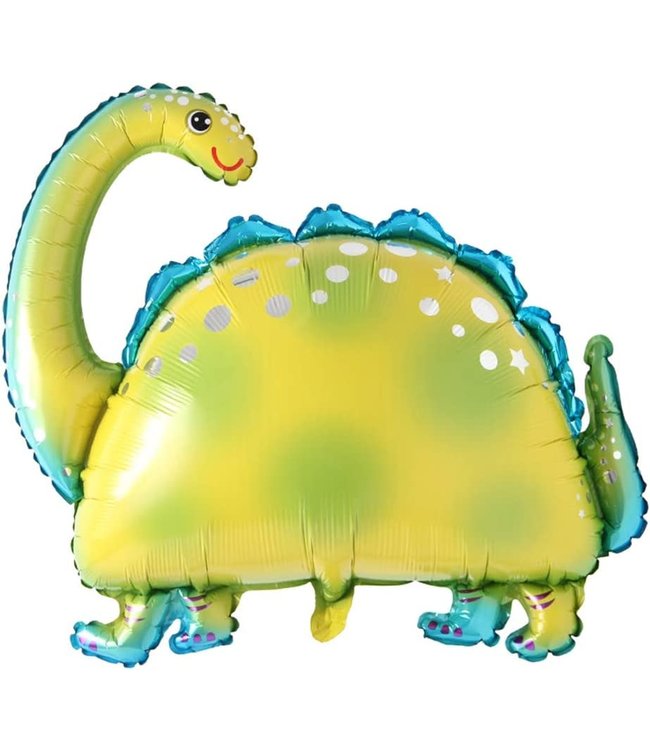 32 Inch Brontosaurus Shape Mylar Balloon-PKG