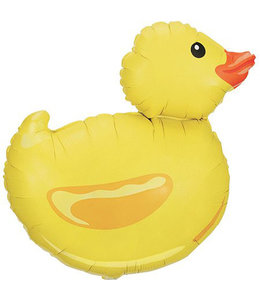 Betallic 29 Inch Rubber Ducky Mylar Shape Balloon-PKG