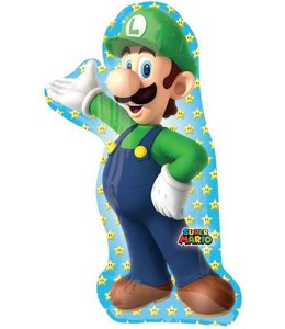 Anagram 38 Inch Luigi Mylar Shape Balloon-PKG