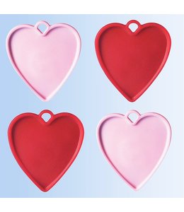 Premium Balloons Balloon Weight-Pink Heart Shaped 8 Gram