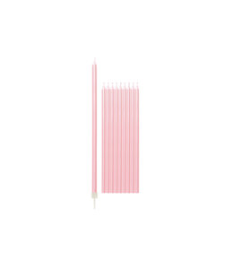 Givvi Candles Candles 10/pk 15.5 cm-Pearl Pink