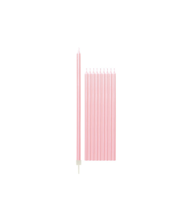 Givvi Candles Candles 10/pk 15.5 cm-Pink