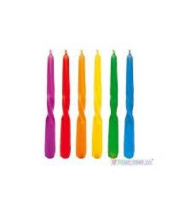 Givvi Candles Mini Twisted Candles 9cm 6/pk