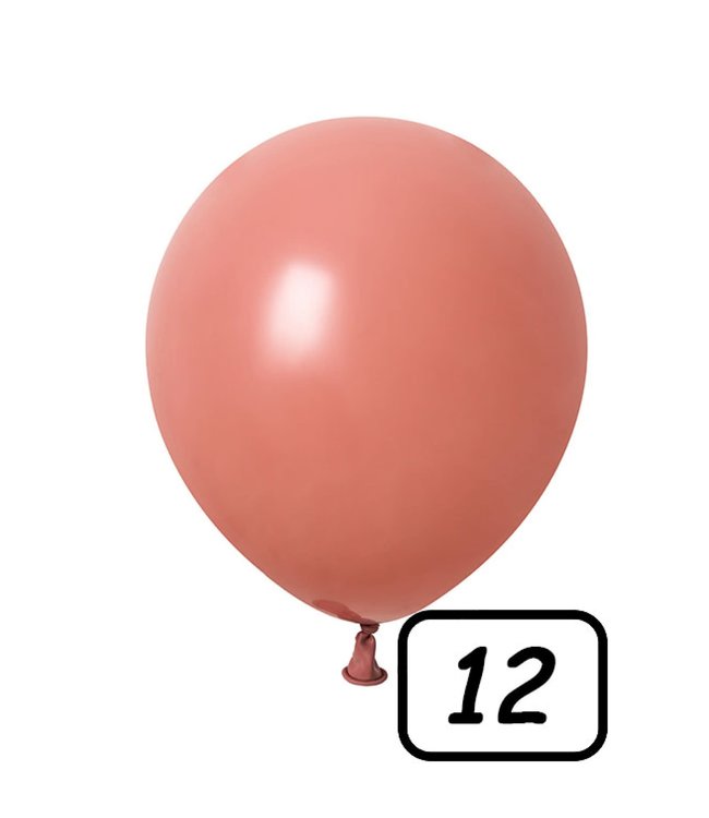 Winntex 12 Inch Winntex Latex Balloons 100 ct-Rosewood