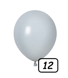 Winntex 12 Inch Winntex Latex Balloons 100 ct-Gray