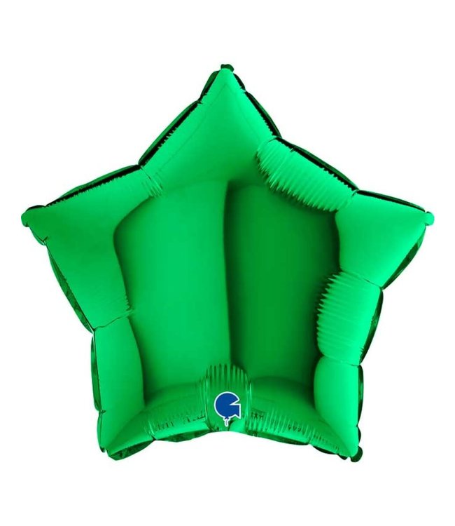Grabo 18 Inch Star Mylar Balloon-Green