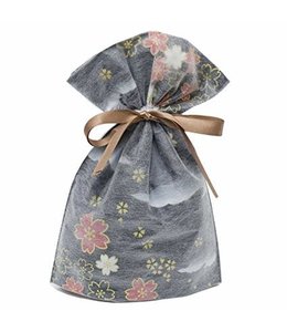 Misumaru Large Gift Bag - Non Woven Asian Black (29X43X10) cm