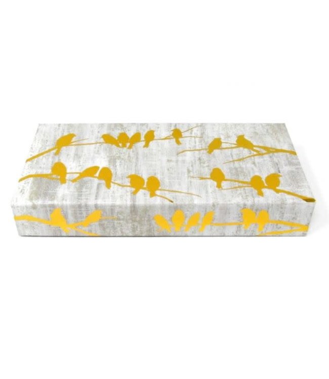 Punch Studio Pencil Box-Botanical Luxe Small
