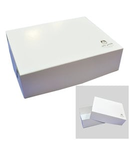 Global Wrap Box - 13 x 10-1/2 x 3-3/4 inch, White