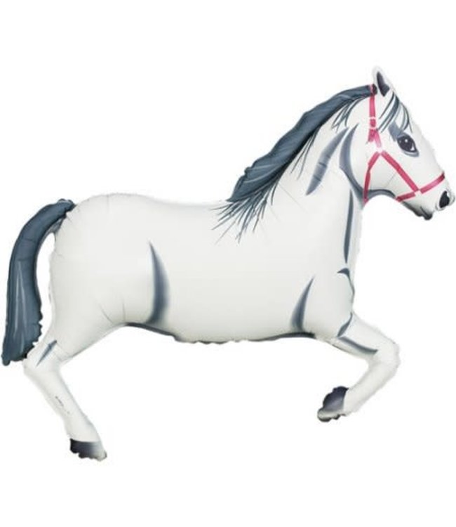 Betallic 43 Inch Mylar Balloon-White Horse