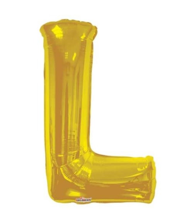 Conver USA 34 Inch Balloon Letter Gold-L