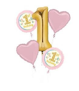 Anagram Balloon Bouquet Girl 1St Birthday