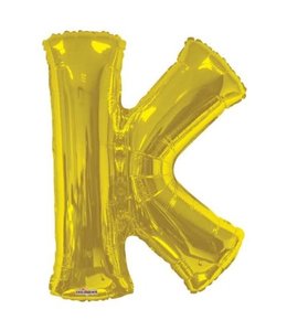 Conver USA 34 Inch Balloon Letter K Gold