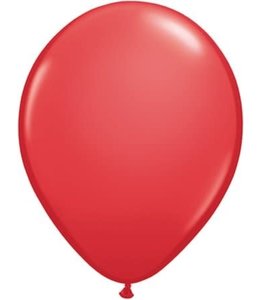 Qualatex 5 Inch Qualatex Latex Balloons 100 ct-Red