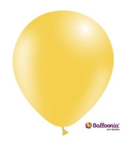 Balloonia 5 Inch Latex Balloon 100/pk-Yellow (Goldenrod)
