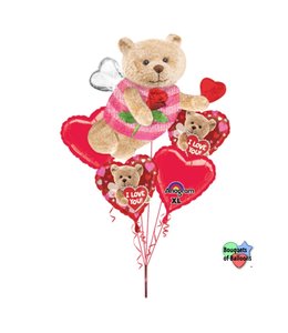 Anagram Balloon Bouquet -  Valentine Bee Bear