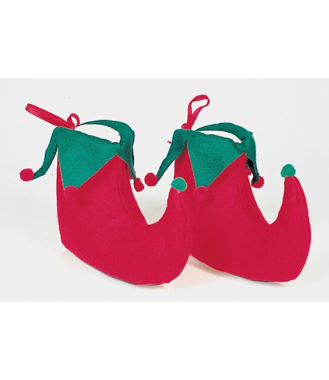 Rubies Costumes Elf Shoes-Red/Green