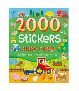 Cottage Door Press 2000 Stickers Activity Book-Busy Farm