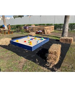 FP Party Supplies Sand Box (2x2x0.25)m filled with Sand Rental