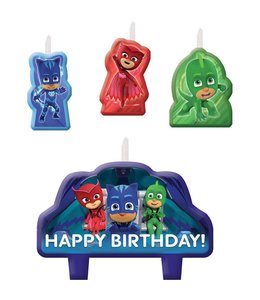 Amscan Inc. Pj Masks - Candle 4/pk