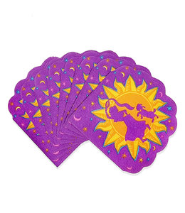 Party Express Esmeralda - Di-cut Bev. Napkin