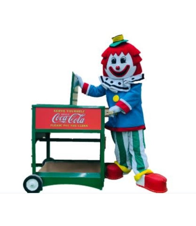 FP Party Supplies Coca Cola Cart  w soft drinks Serves 60 Rental