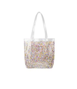 Talking Out Of Turn Daily Grind Tote (13" W x 16" H x 4" D)-Confetti