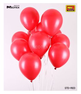 Neotex 5 Inch Neotex Latex Balloons 100 ct-Red