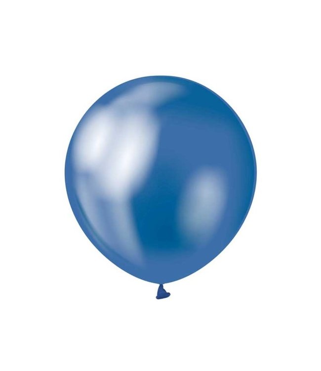 Godan 5 Inch Neotex Latex Balloons 50 ct-Chrome Blue