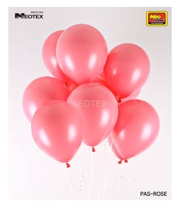 Neotex 5 Inch Neotex Latex Balloons 100 ct-Pastel Rose