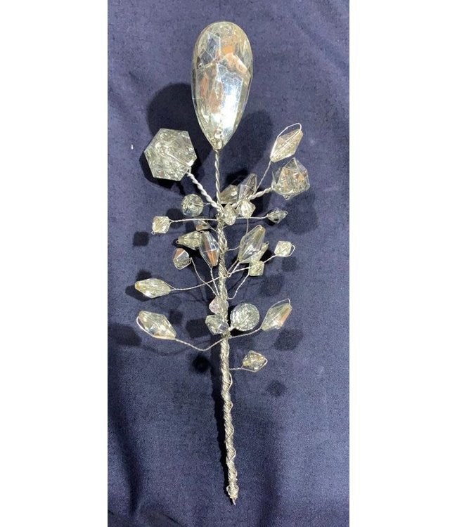 Katherine's Collection Crystal Twig on Silver Stem